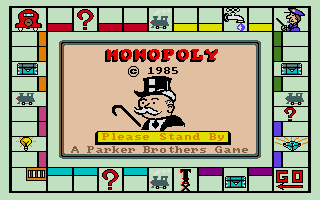 Monopoly atari screenshot